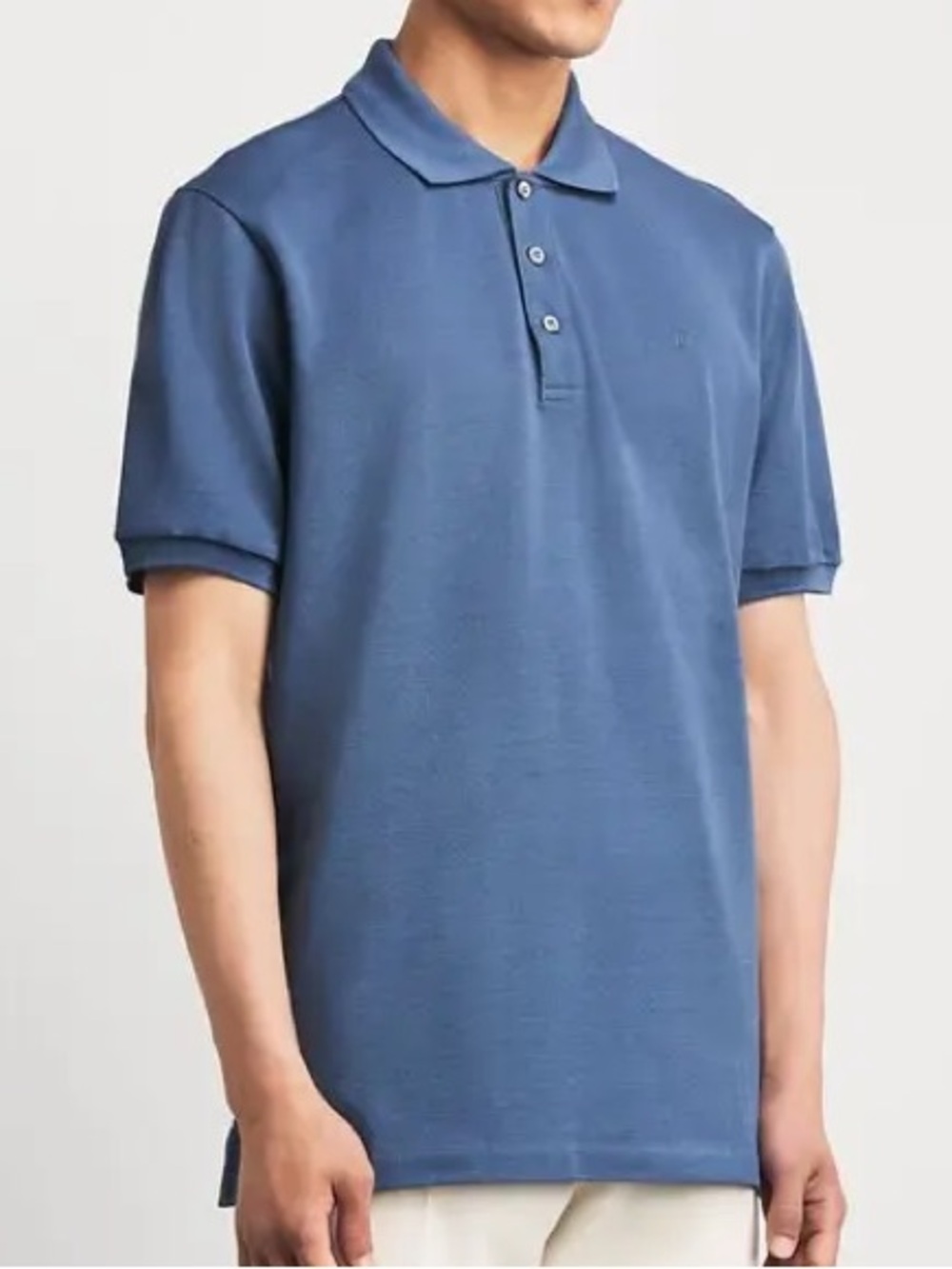 Ralph Lauren Purple Day Cotton Piqué Polo Shirt Blue XL Old Money Quiet Luxury
